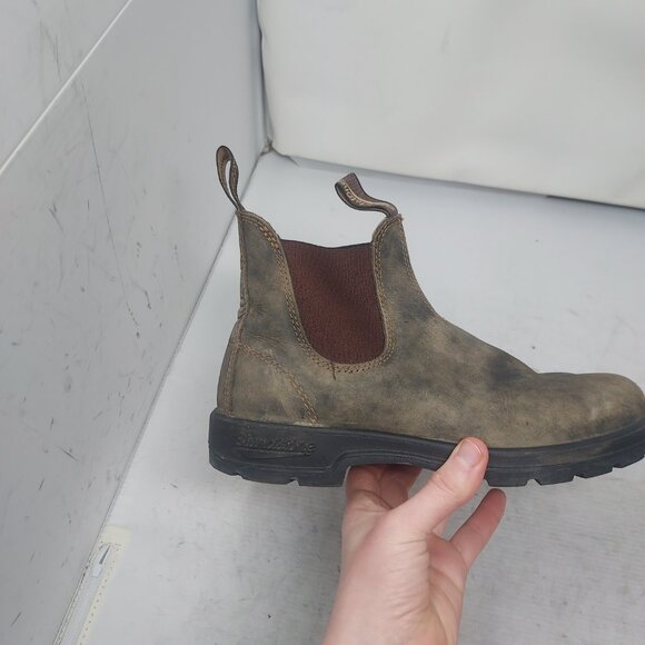 Blundstone WOMENS Chelsea Rustic Brown Boot - Picture 2 of 10